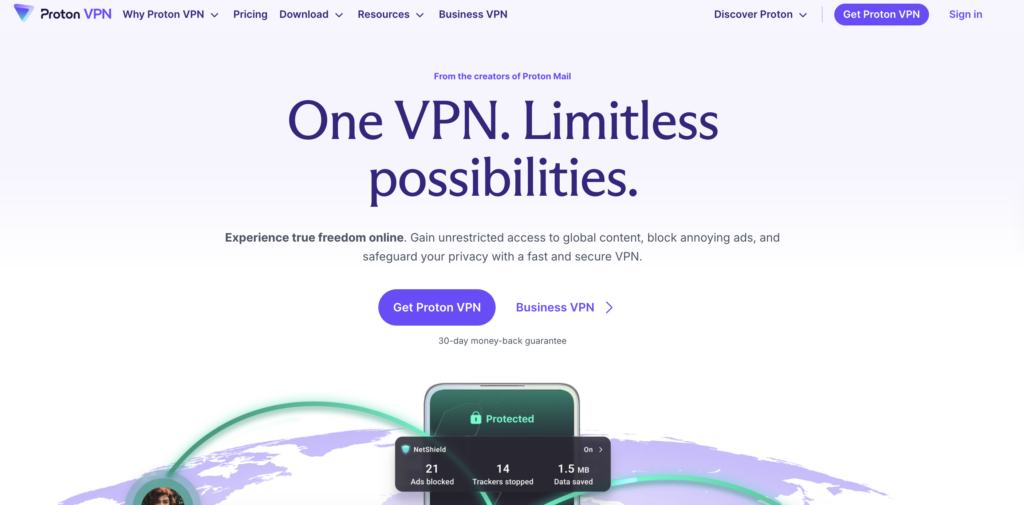 Proton VPN is the best VPN for OnlyFans UK