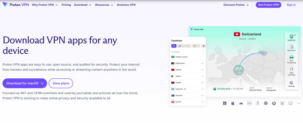 Download Proton VPN