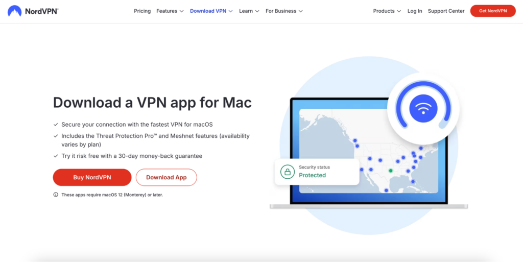 NordVPN supports all major operating systems
