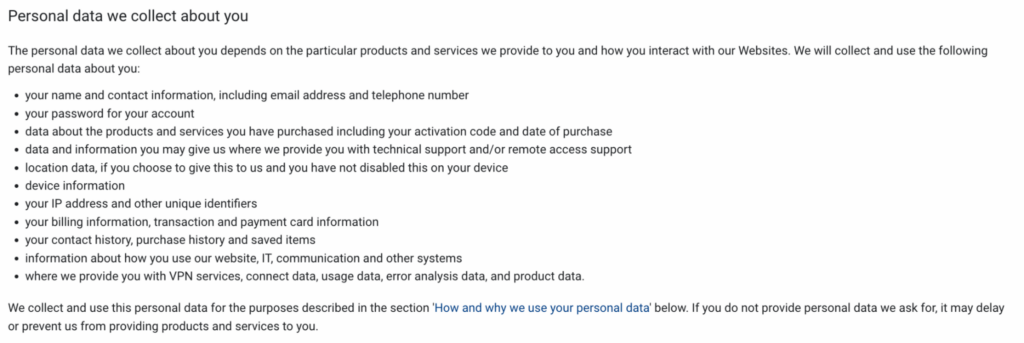 TotalVPN Privacy Policy