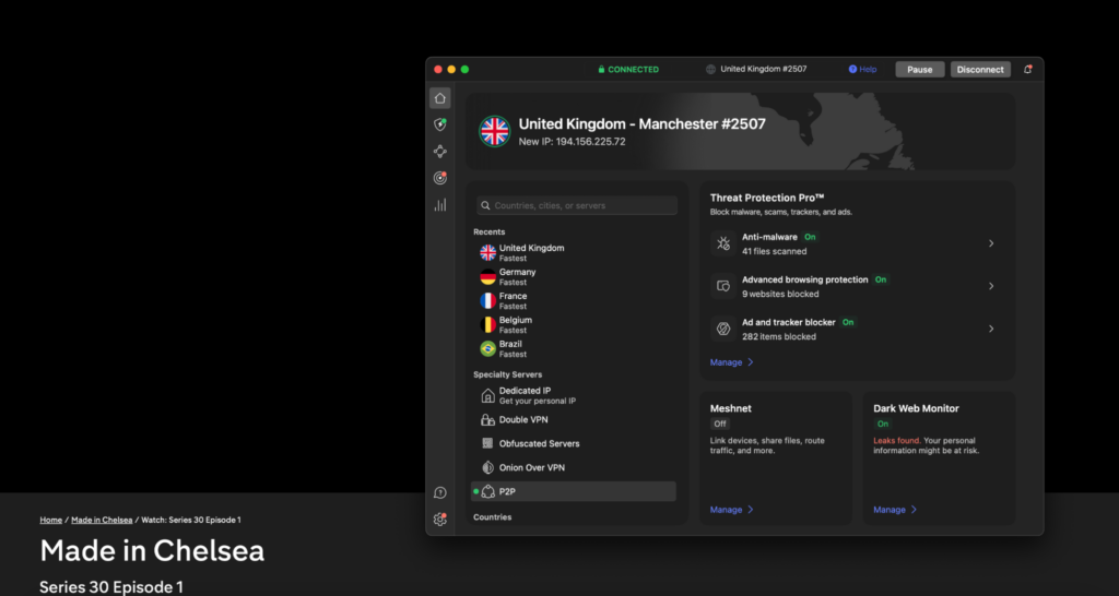 Streaming Made in Chelsea Season 30 free with NordVPN