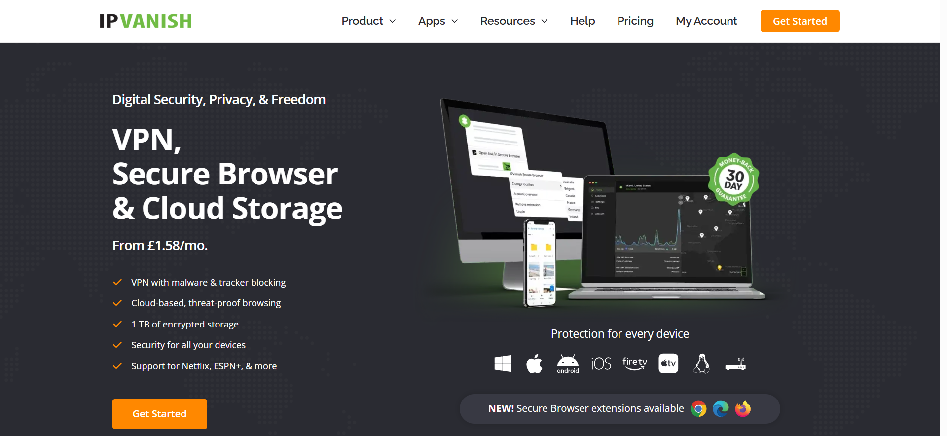 Download IPVanish – best Proton VPN alternative