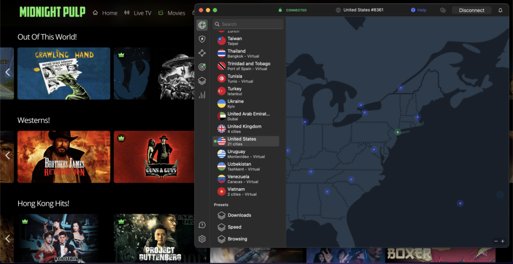 Midnight Pulp is a niche platform for free cult, horror, and action titles with a unique vibe