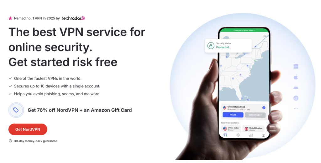 Get NordVPN to access porn in Georgia securely
