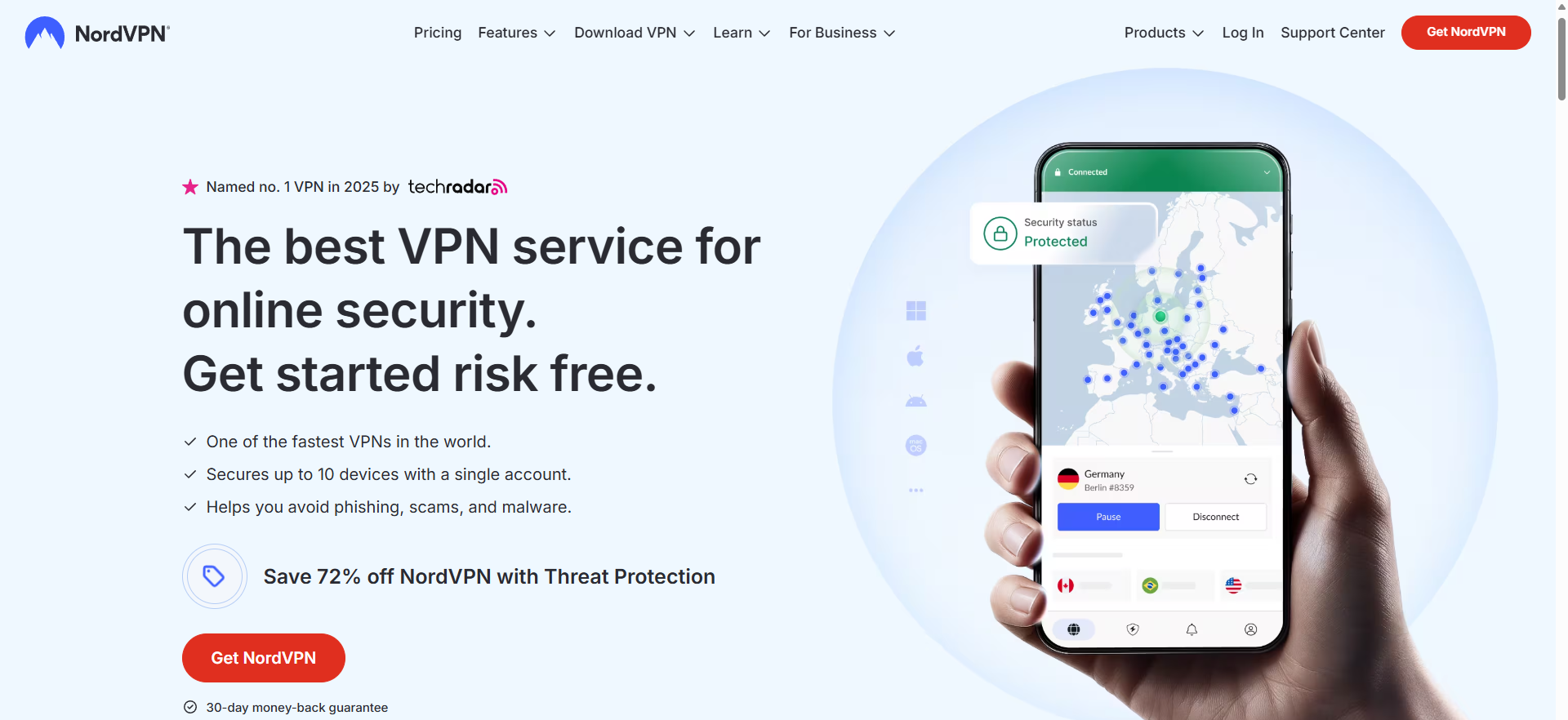 Top Proton VPN alternative – NordVPN