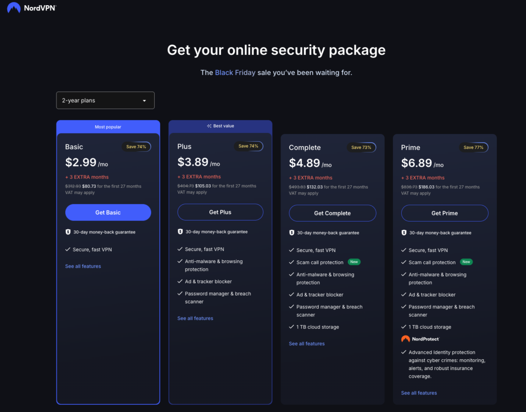NordVPN Black Friday deals for PCs are officialy live