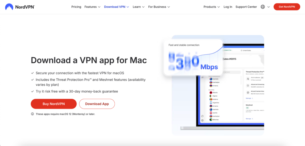 NordVPN supports all major operating systems