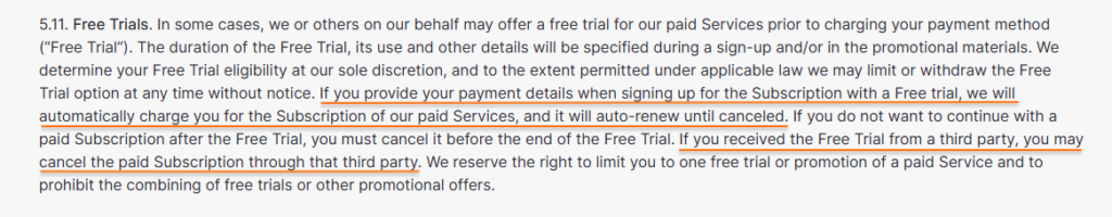 NordVPN’s cancellation policy requires trial cancellations through Google Play, while paid plans must be canceled via their official website support.