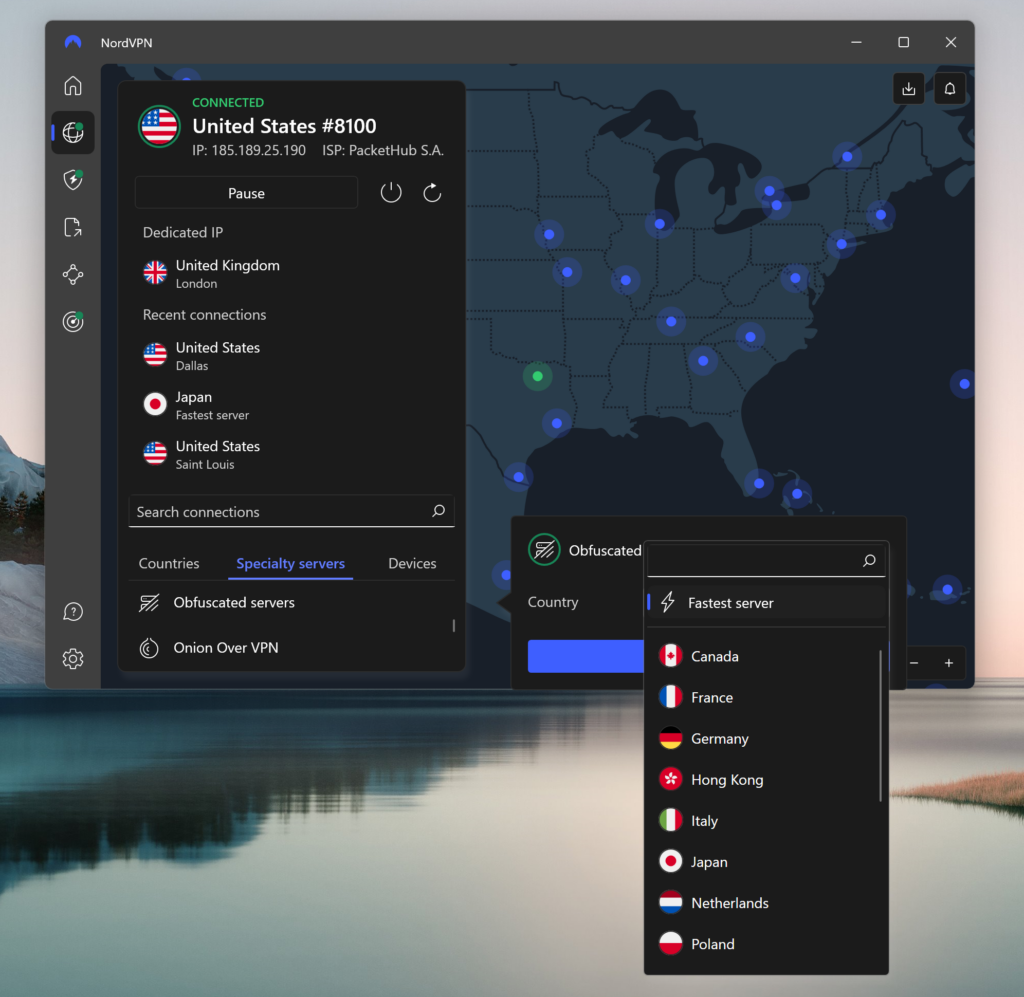 NordVPN obfuscated servers for China
