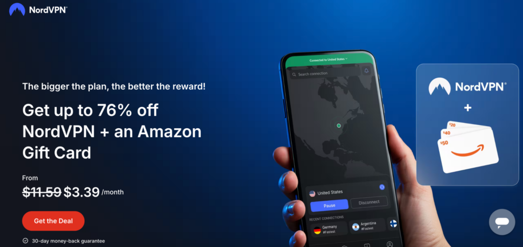 Download NordVPN for any device from the official website