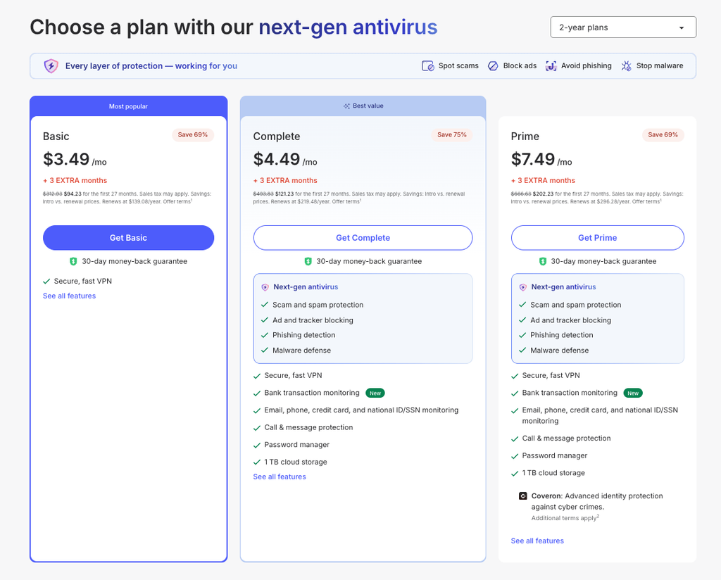 NordVPN plans