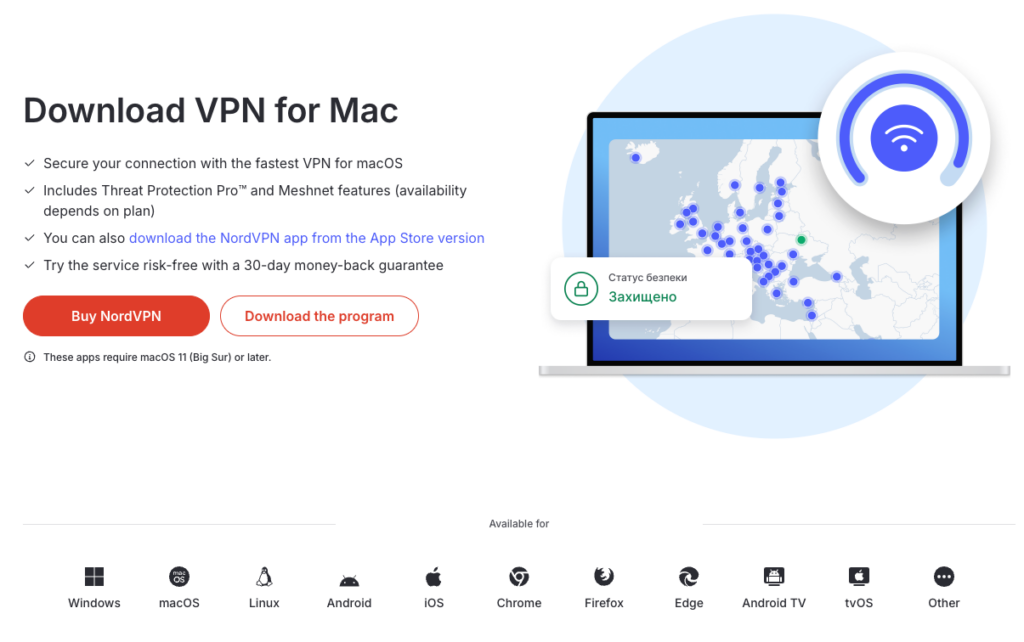 NordVPN works on a wide array of devices