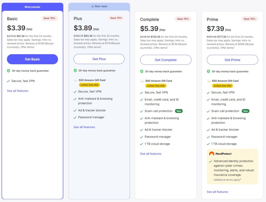 NordVPN Valentine's Day deal 2026 pricing during sale