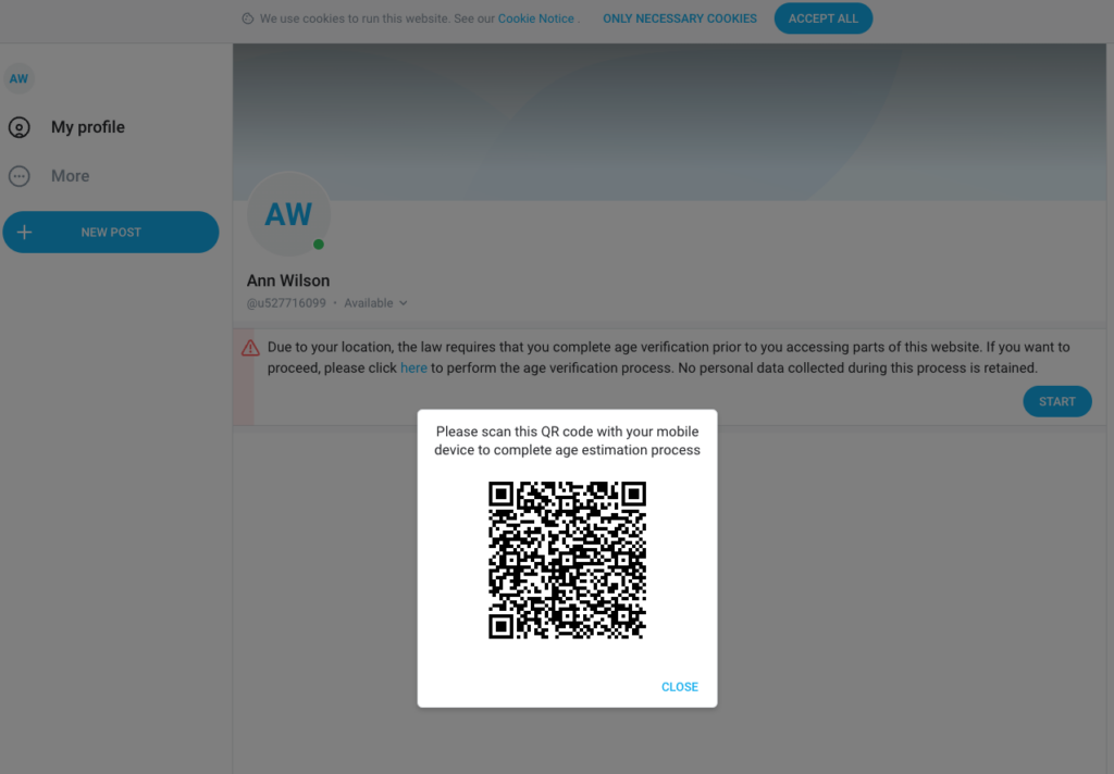Onlyfans age verification Italy