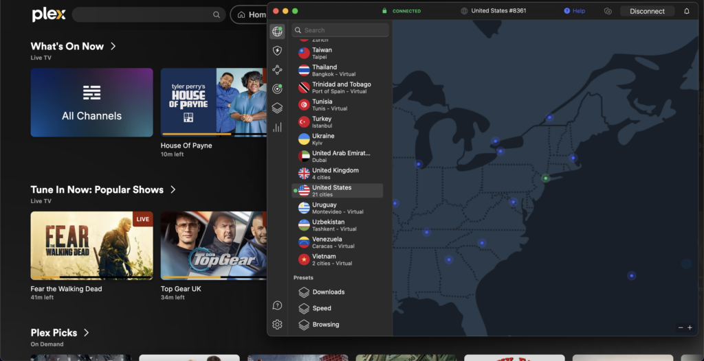 Plex is a free live TV, on-demand content, and tools to stream your personal media collection