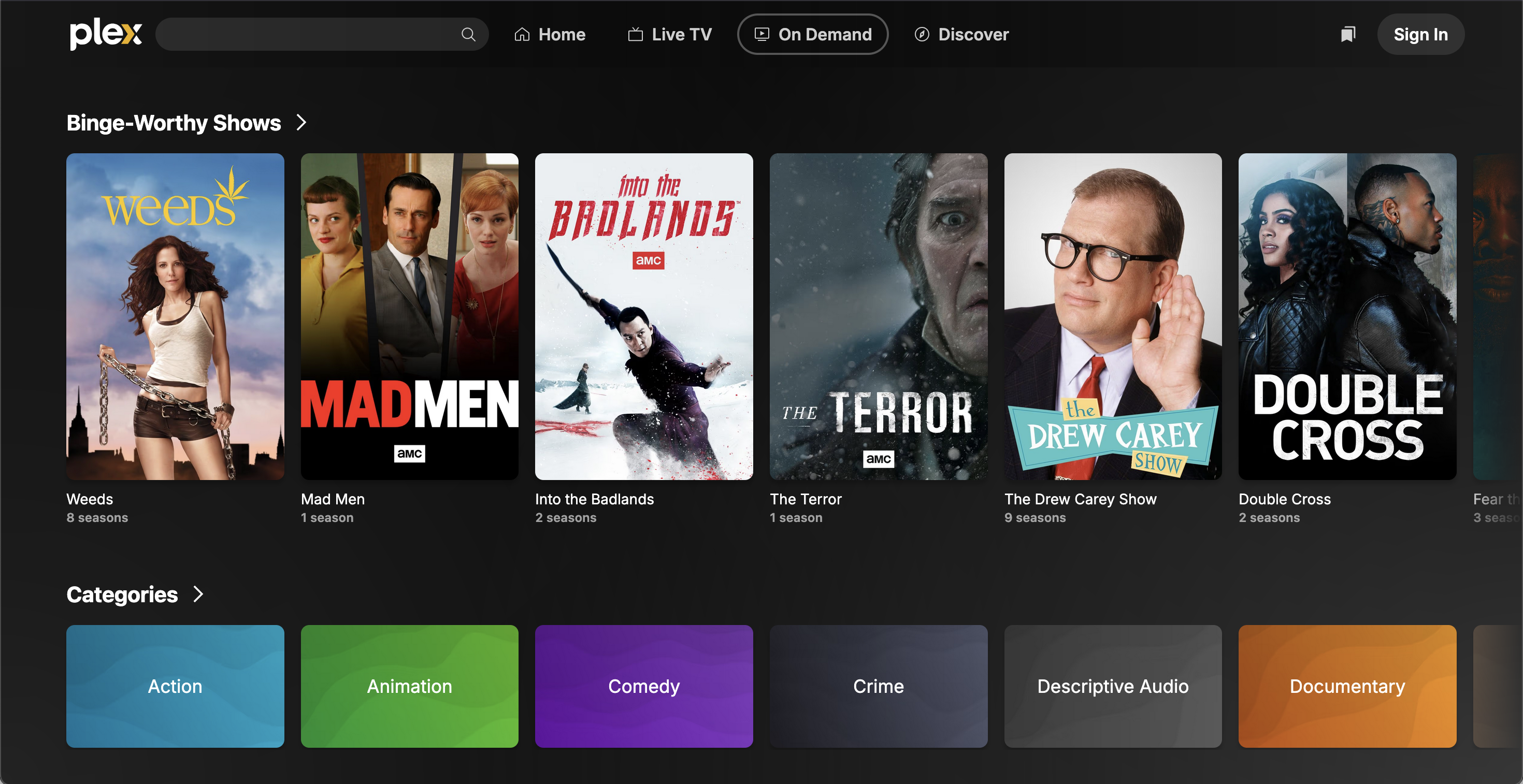 Plex is a legal 123Movies alternative