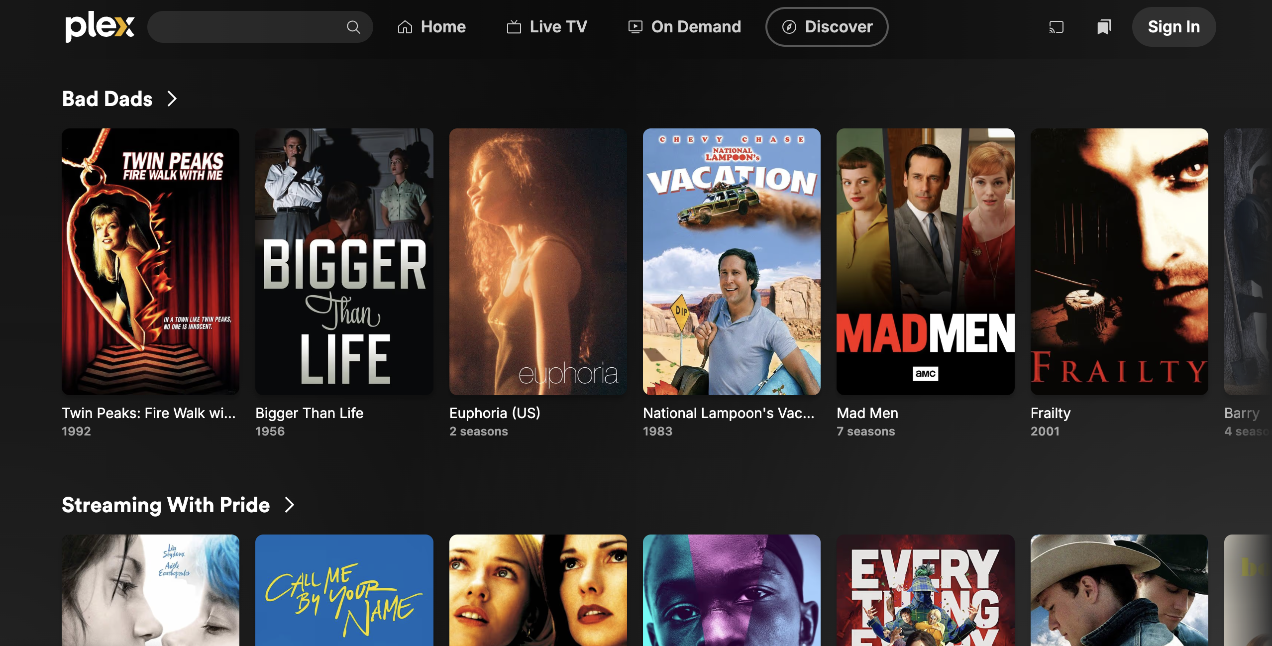 Plex is a free, safe, and legal HDToday alternative