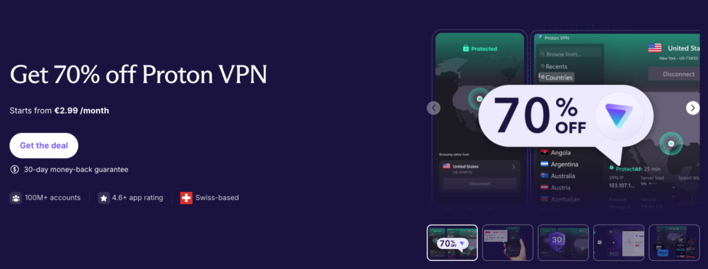 Proton VPN is the best VPN to access Janitor AI in the UK