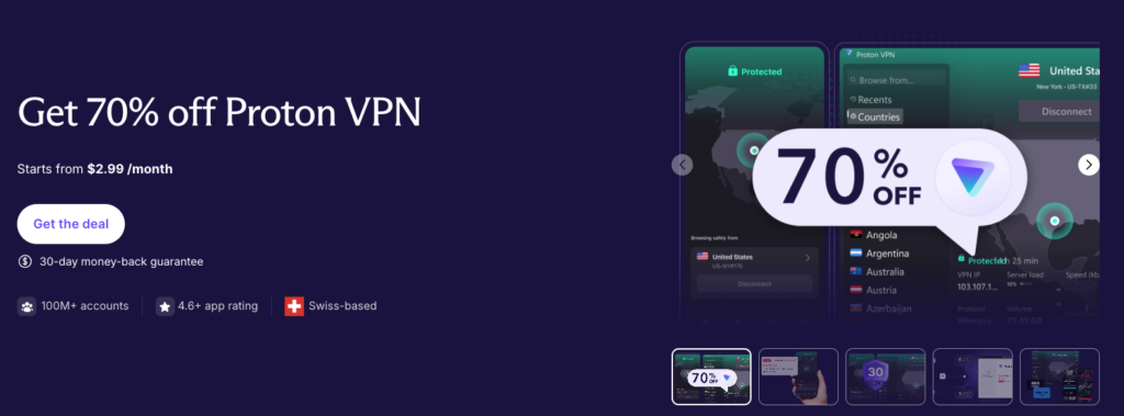 Proton VPN is the best VPN to bypass Spicychat age verification