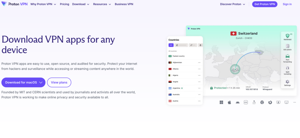 Download Proton VPN
