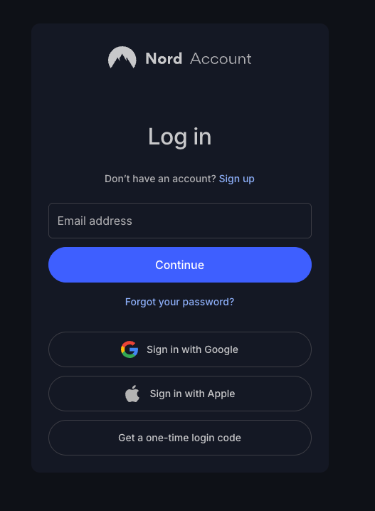 Setting up NordVPN