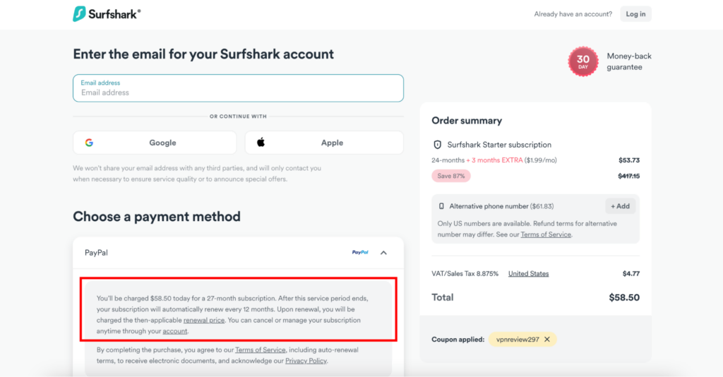 Check your VPN's terms to see if renewal pricing increases after the initial term