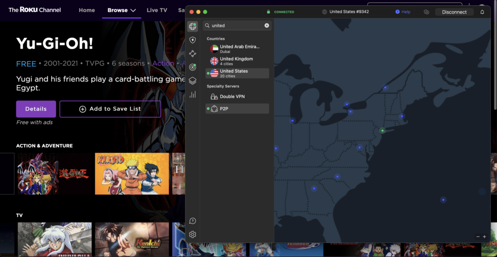 The Roku Channel is for casual anime streaming
