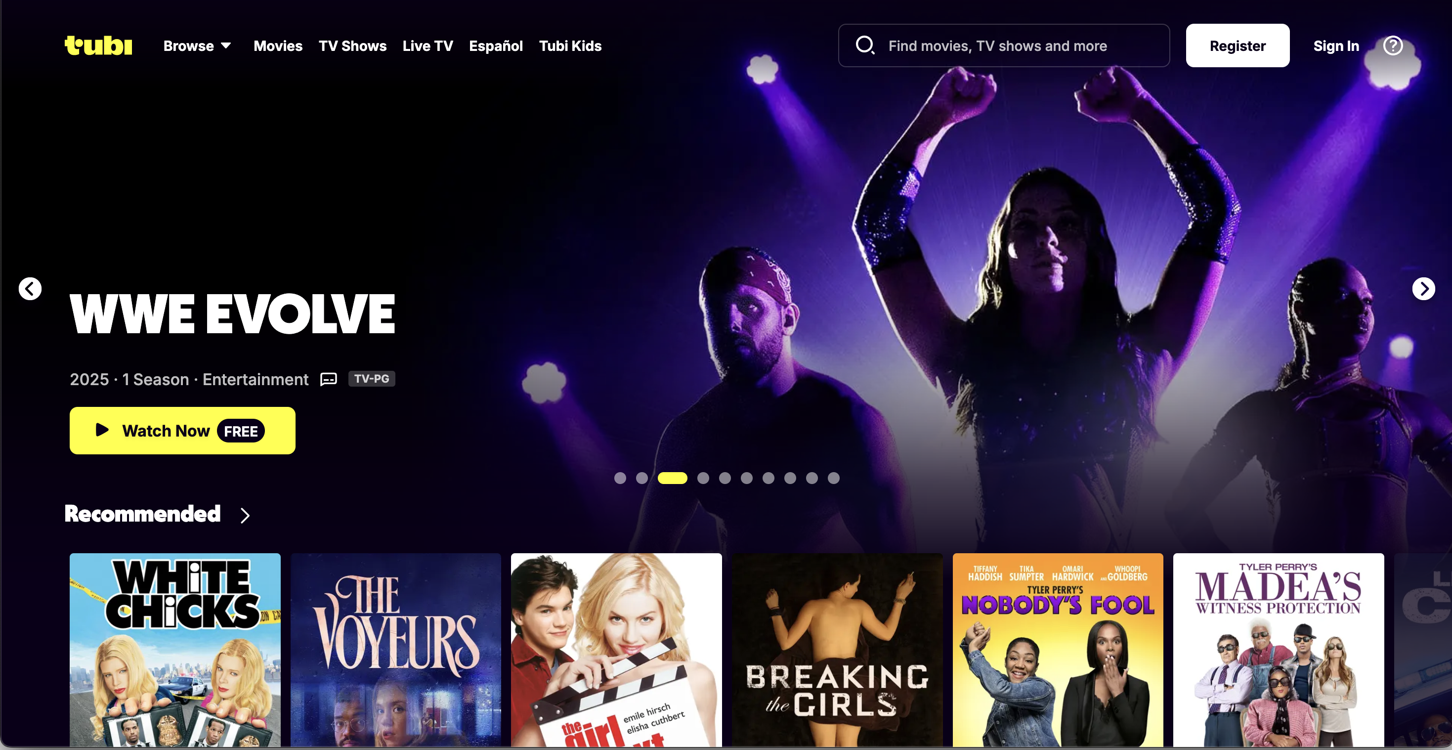 Tubi is a legal 123Movies alternative