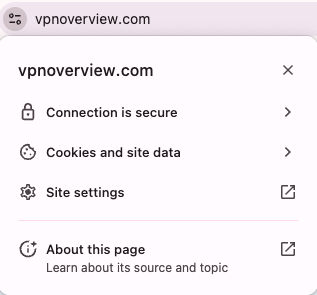 Secure connection with HTTP