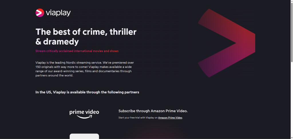 Viaplay unavailable in the US
