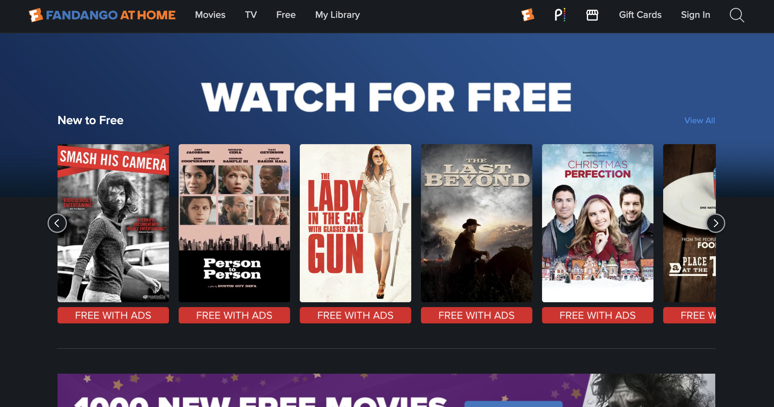 Stream your favorite content on Fandango at Home, a legal and free HDToday alternative