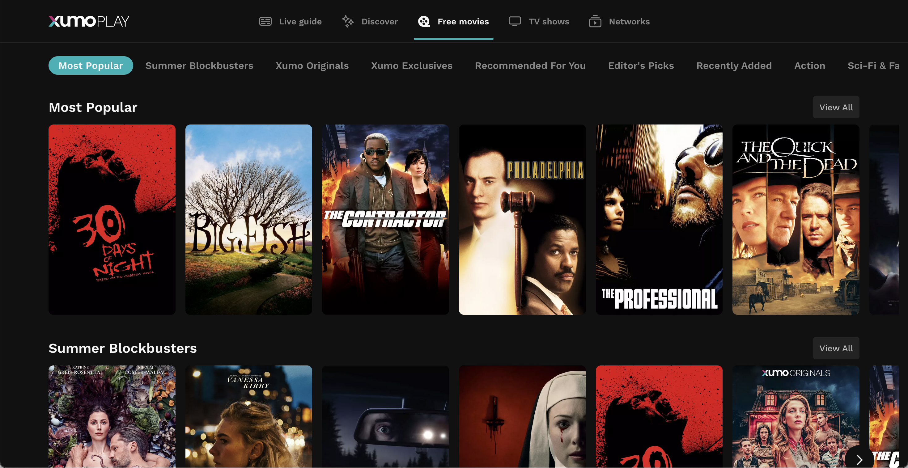 Xumo Play is a similar legal version to 123Movies